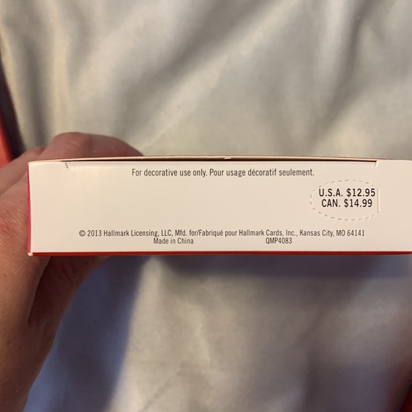 Hallmark keepsake ornament clue silver rocking horse gift  Snow one like you - Picture 7 of 9